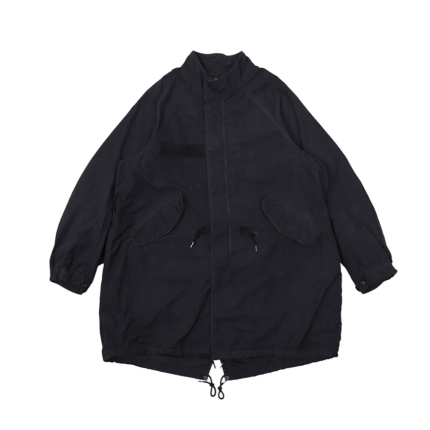 visvim SIX-FIVE FISHTAIL PARKA COLLAGE BLACK | REVERSIBLE