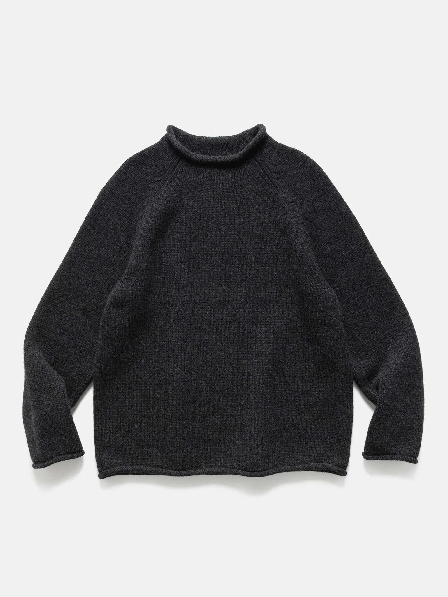 Roll Neck Sweater Charcoal - 1