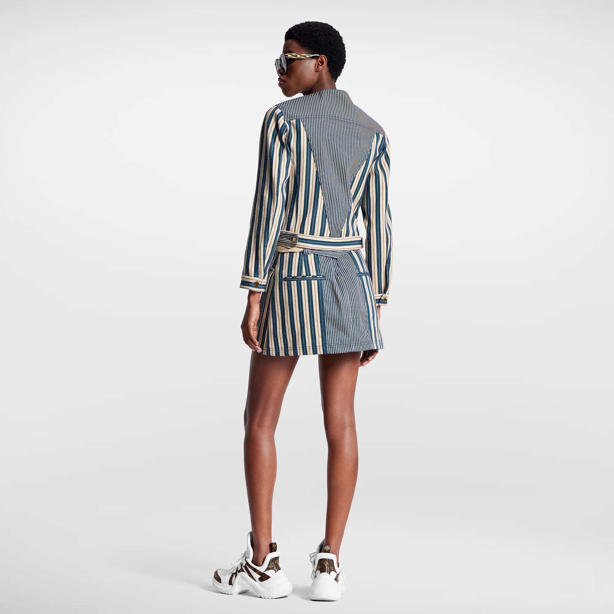 Mixed Stripes Utility Jacket - 3
