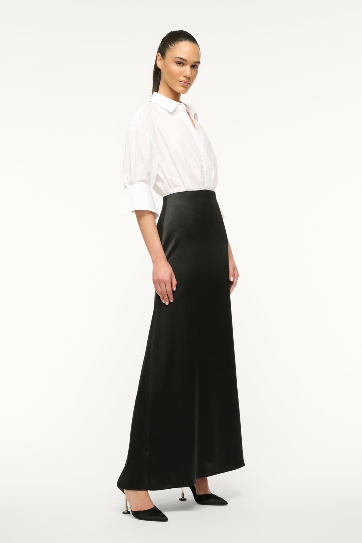 STAUD NILE DRESS BLACK - 4
