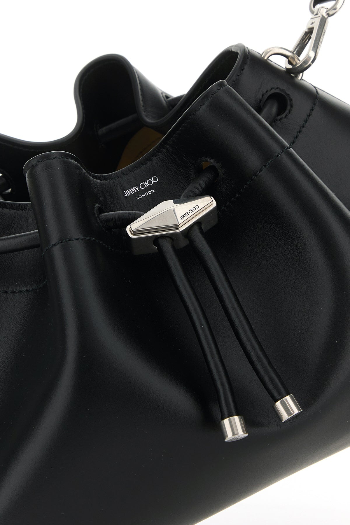 Black leather Bon Bon crossbody bag - 4