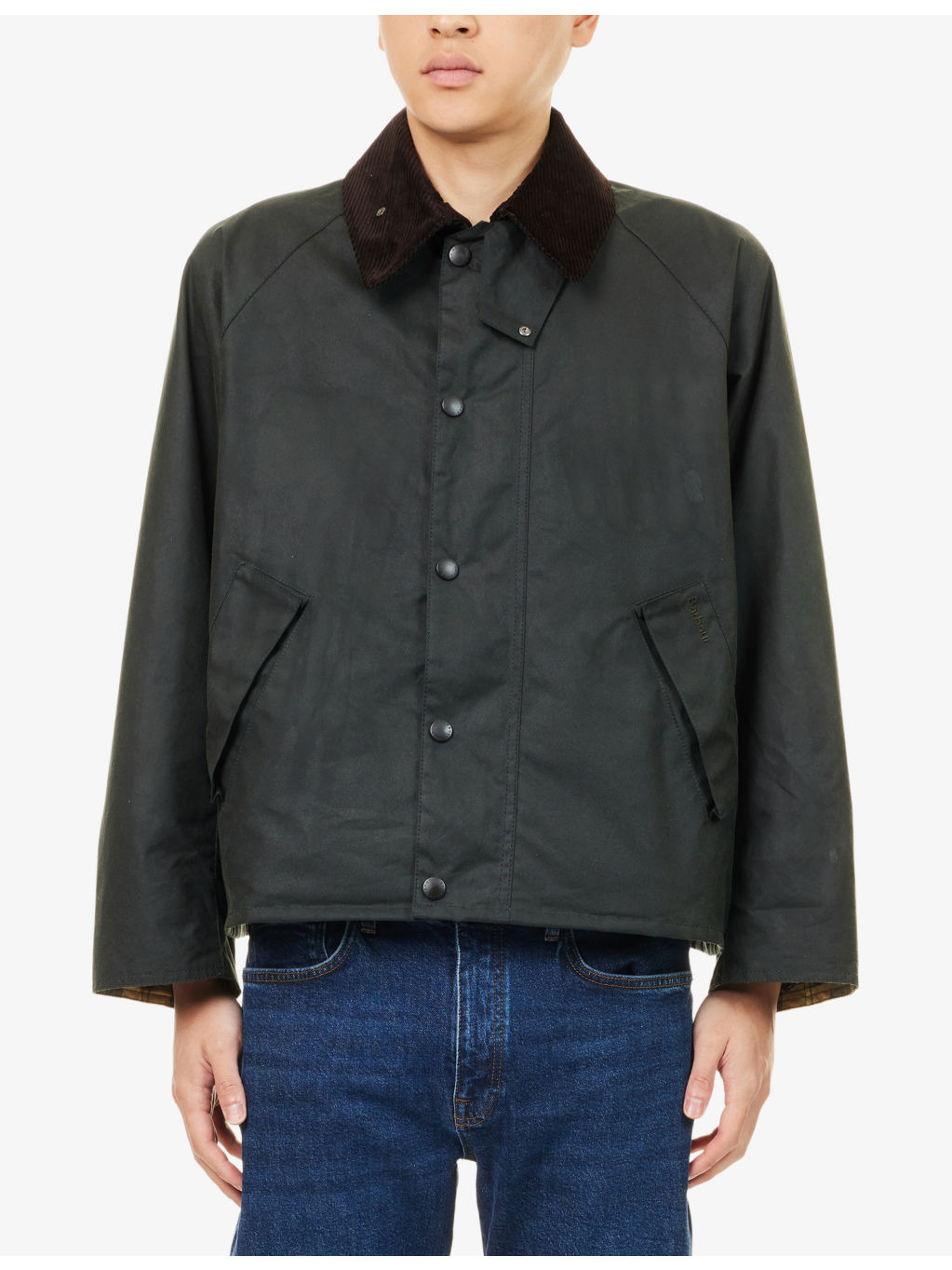 Modified Transport Check-Lined Waxed-Cotton Jacket - 3