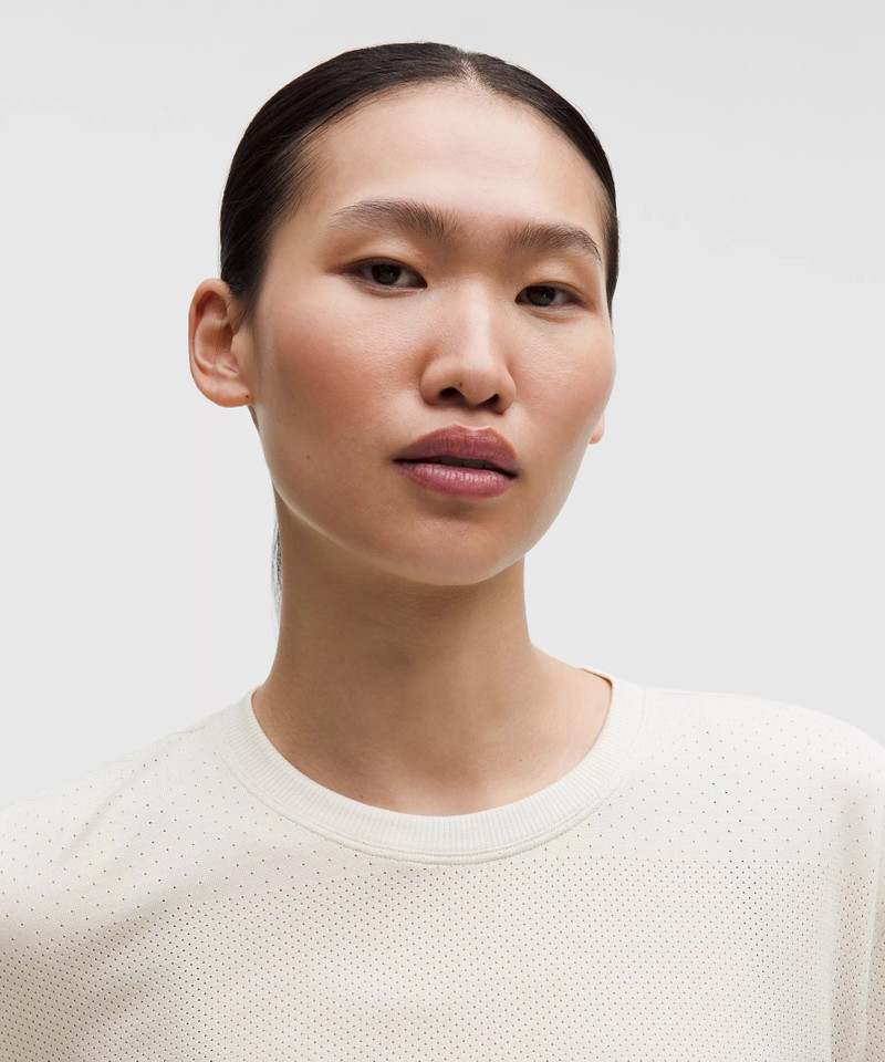 Swiftly Perforated Stripe Long-Sleeve Shirt 4
