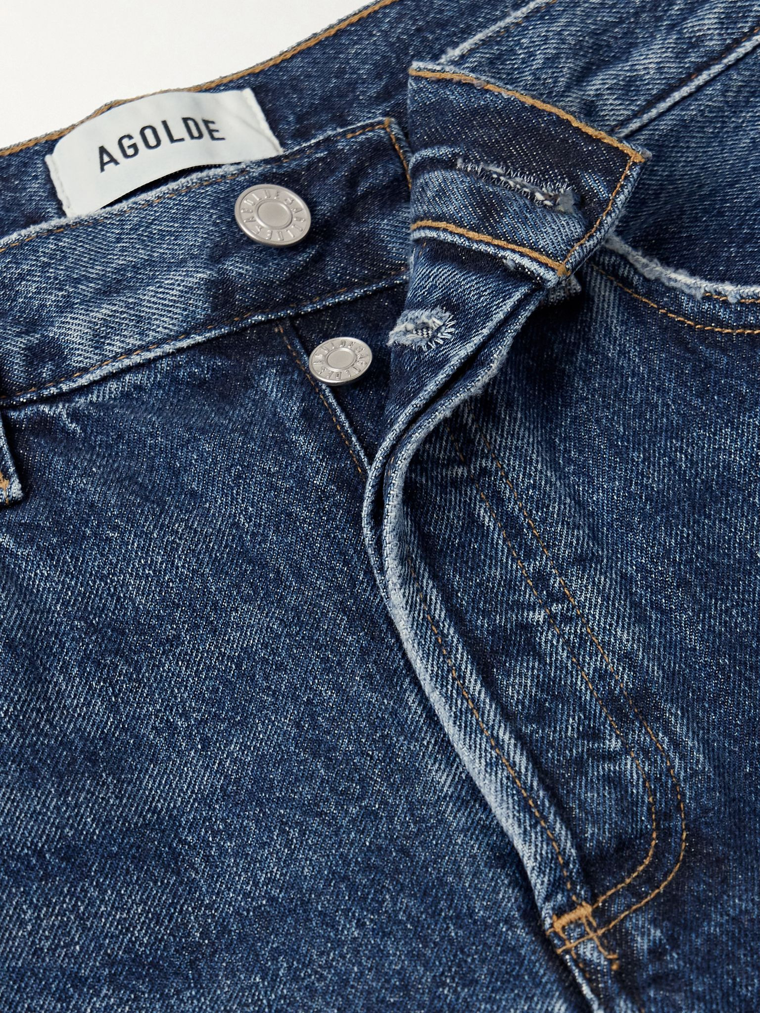 Arc cropped high-rise wide-leg jeans Mid denim - 5