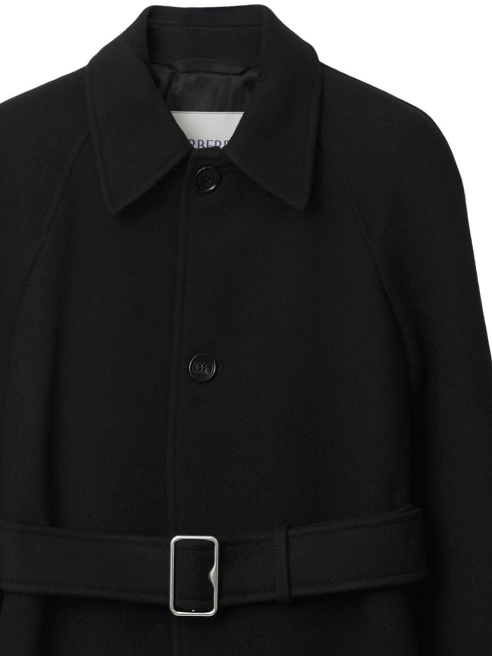 belted wool coat - 2