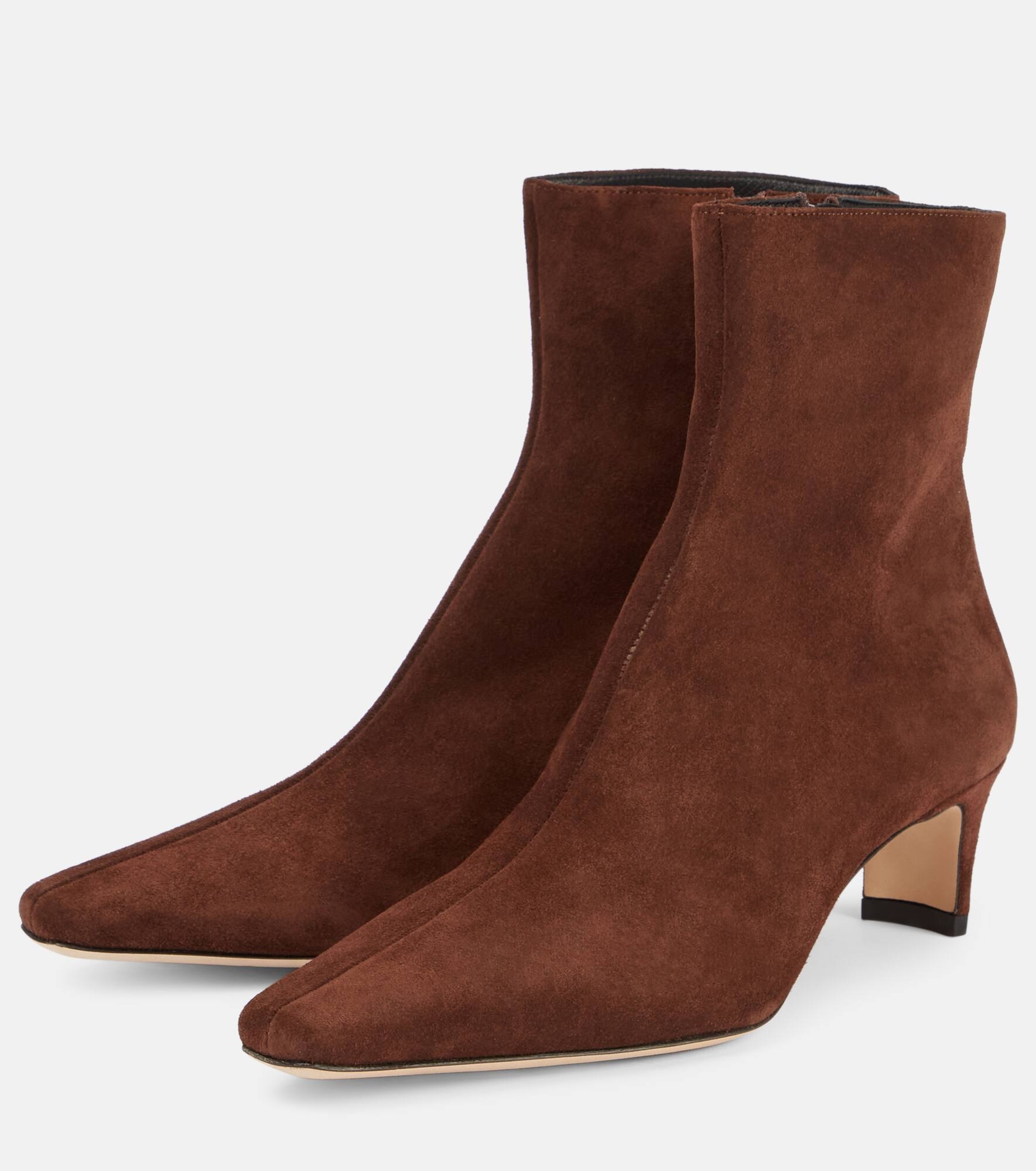Wally 55 suede ankle boots - 4