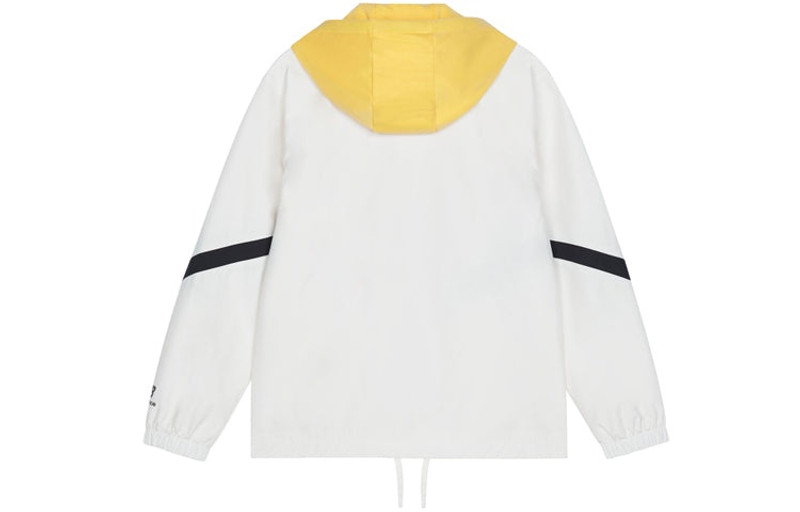 New Balance New Balance Men's New Balance Logo Alphabet Printing Contrasting Colors Hooded Jacket White AMJ13361 outlook