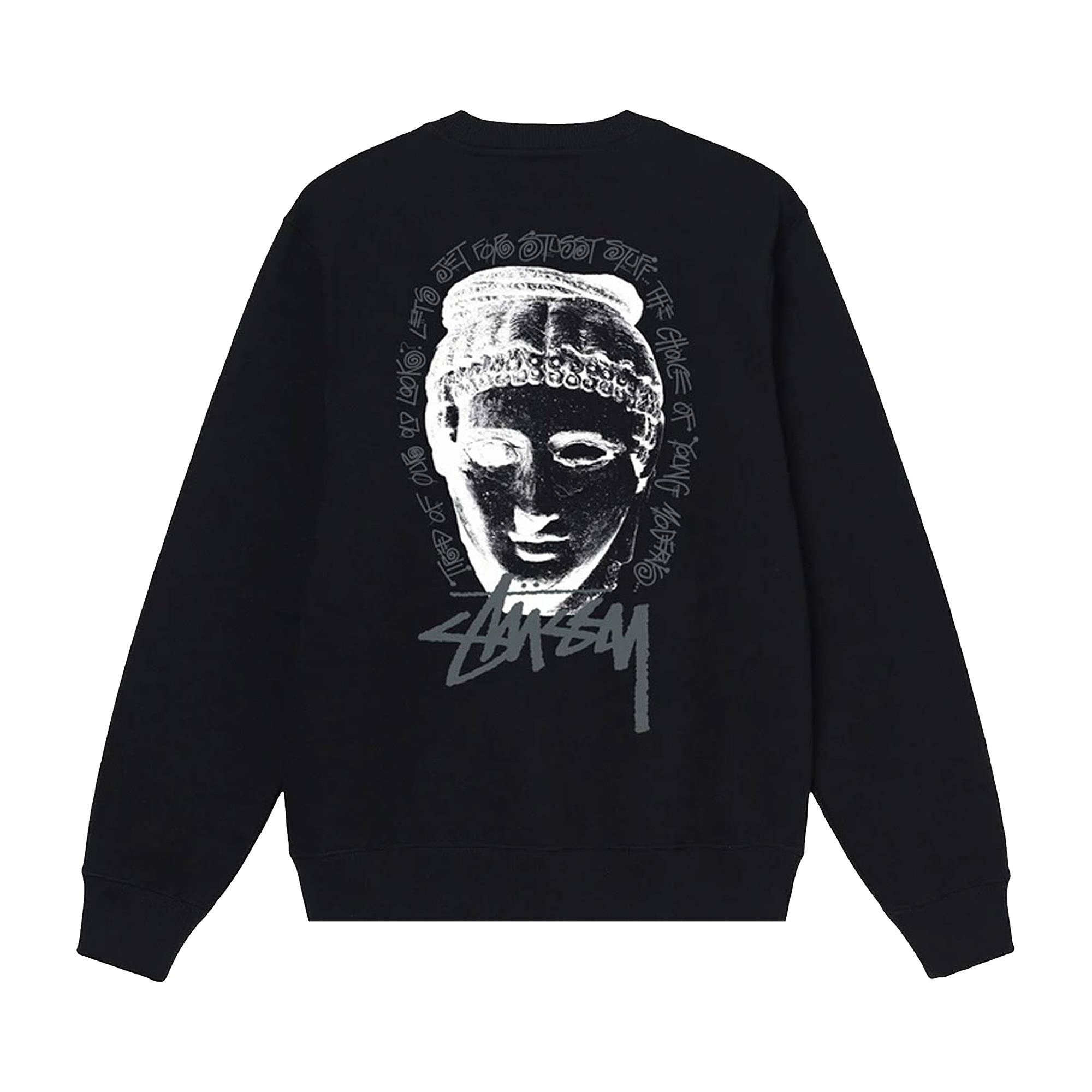 Stüssy Stussy Young Moderns Crew 'Black' | REVERSIBLE