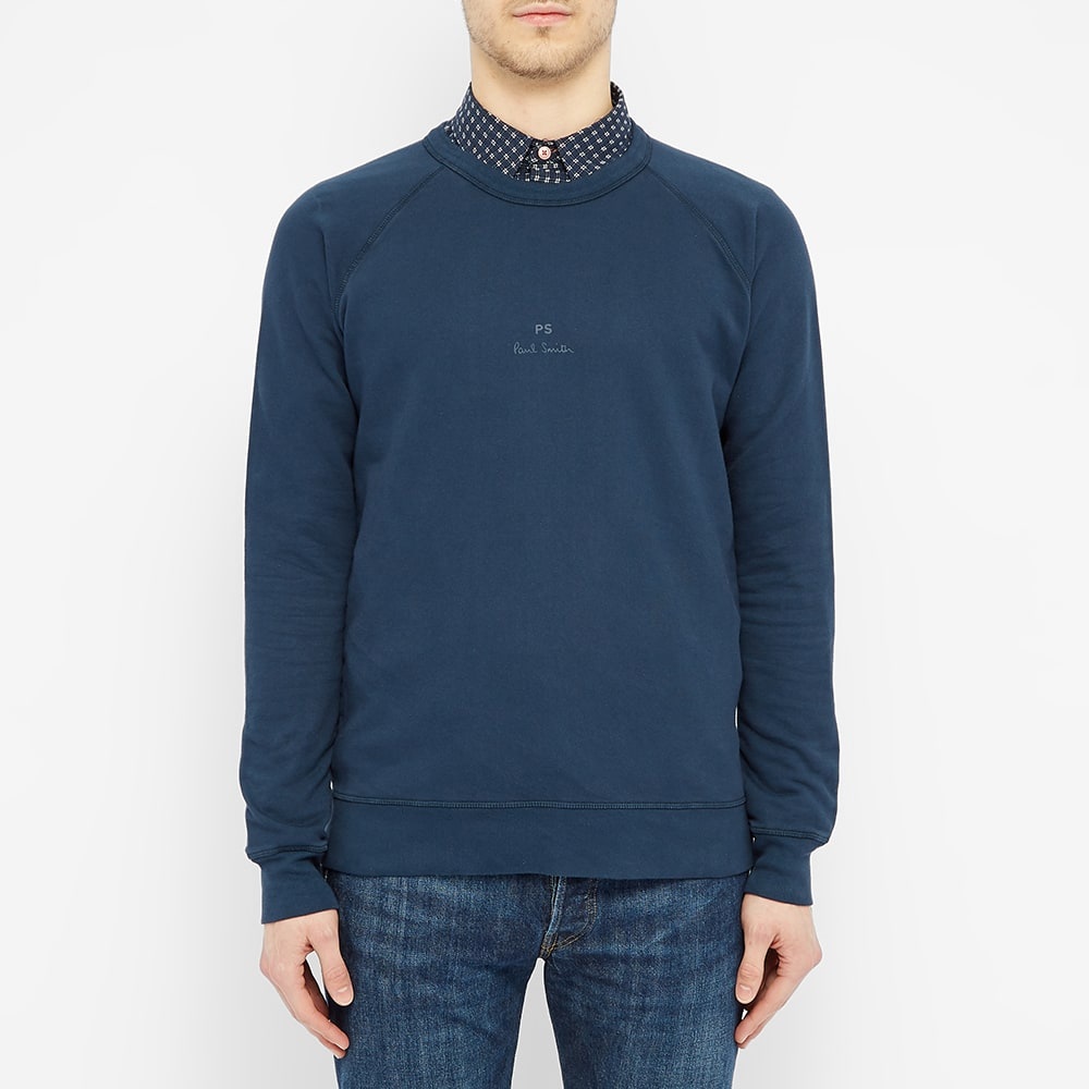 Paul Smith Garment Dyed Logo Crew Sweat - 3