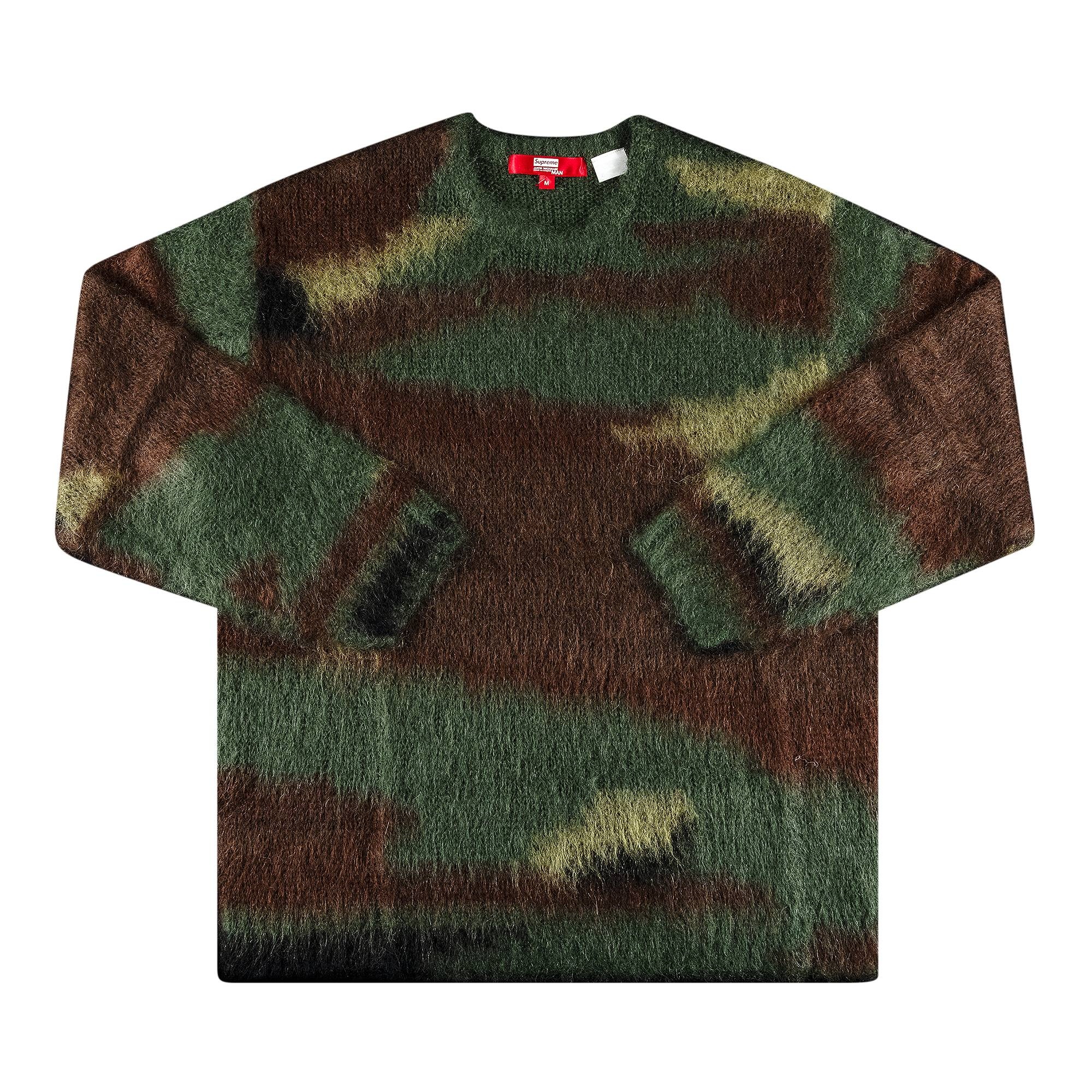 入荷即納可能 Supreme Chenille Logo Sweater XL olive - トップス