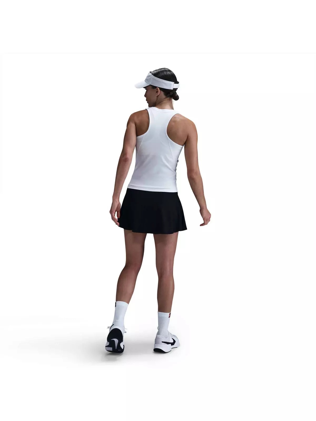Women's Dri-Fit Court Advantage Tank Top-White - 5