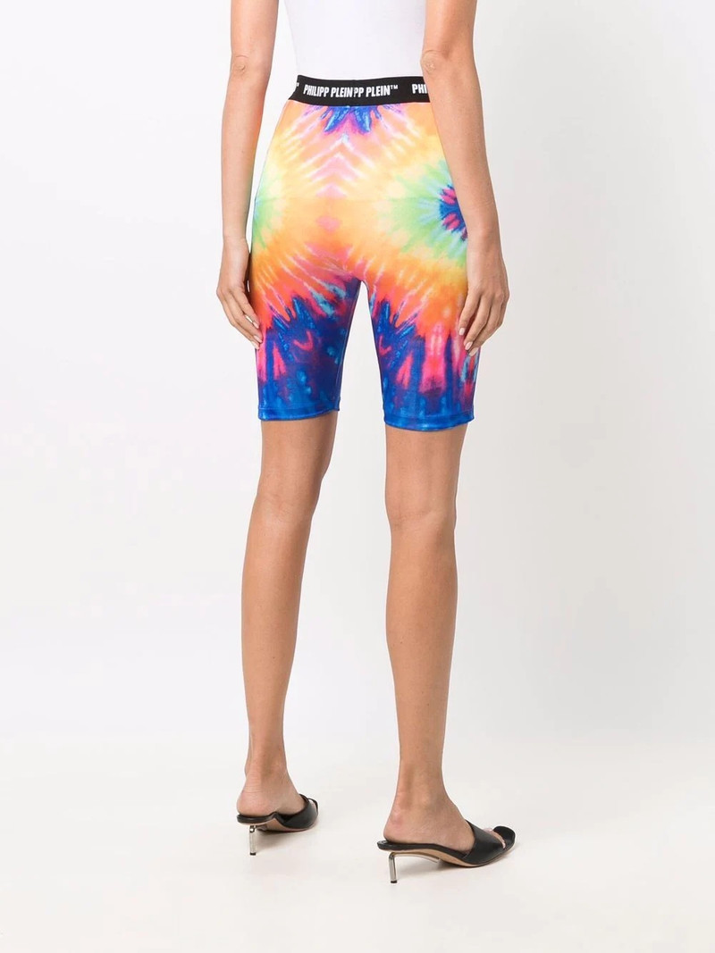 tie dye-print cycling shorts 4