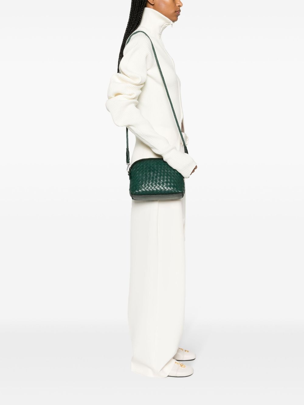 Chunky Fellini leather crossbody bag - 2