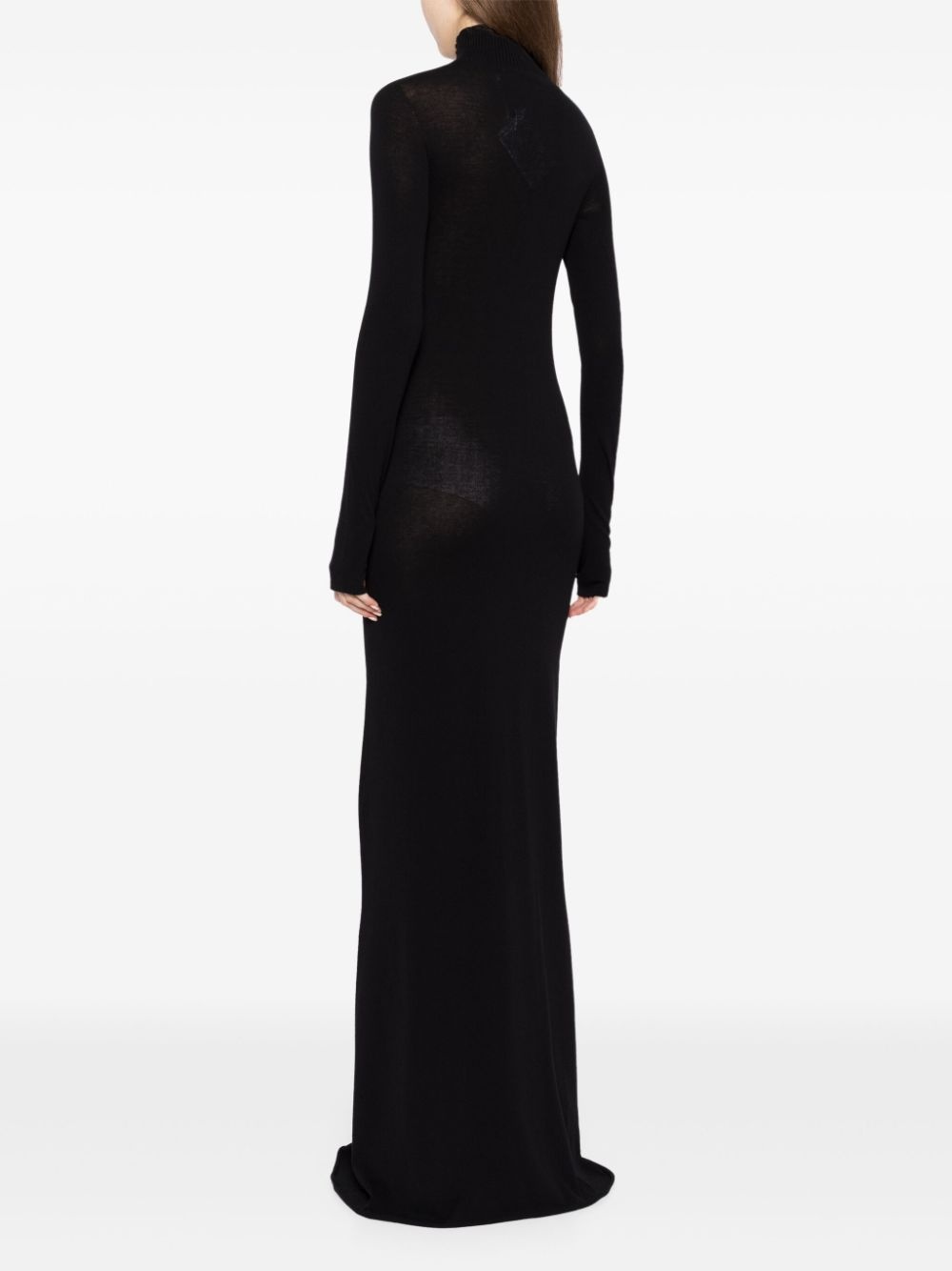 Off Stamp slick maxi dress - 4
