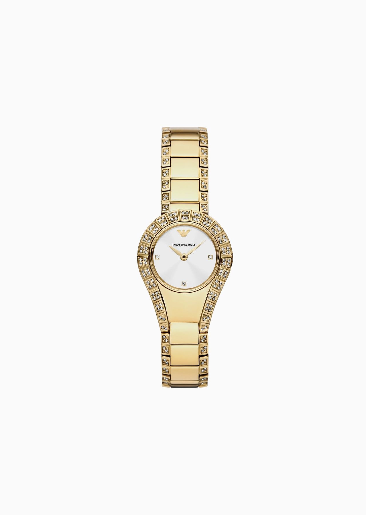 Two-Hand Gold-Tone Stainless Steel Watch - 1