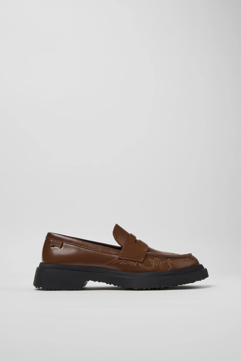 Walden Brown Leather Moccasins for Women. - 1