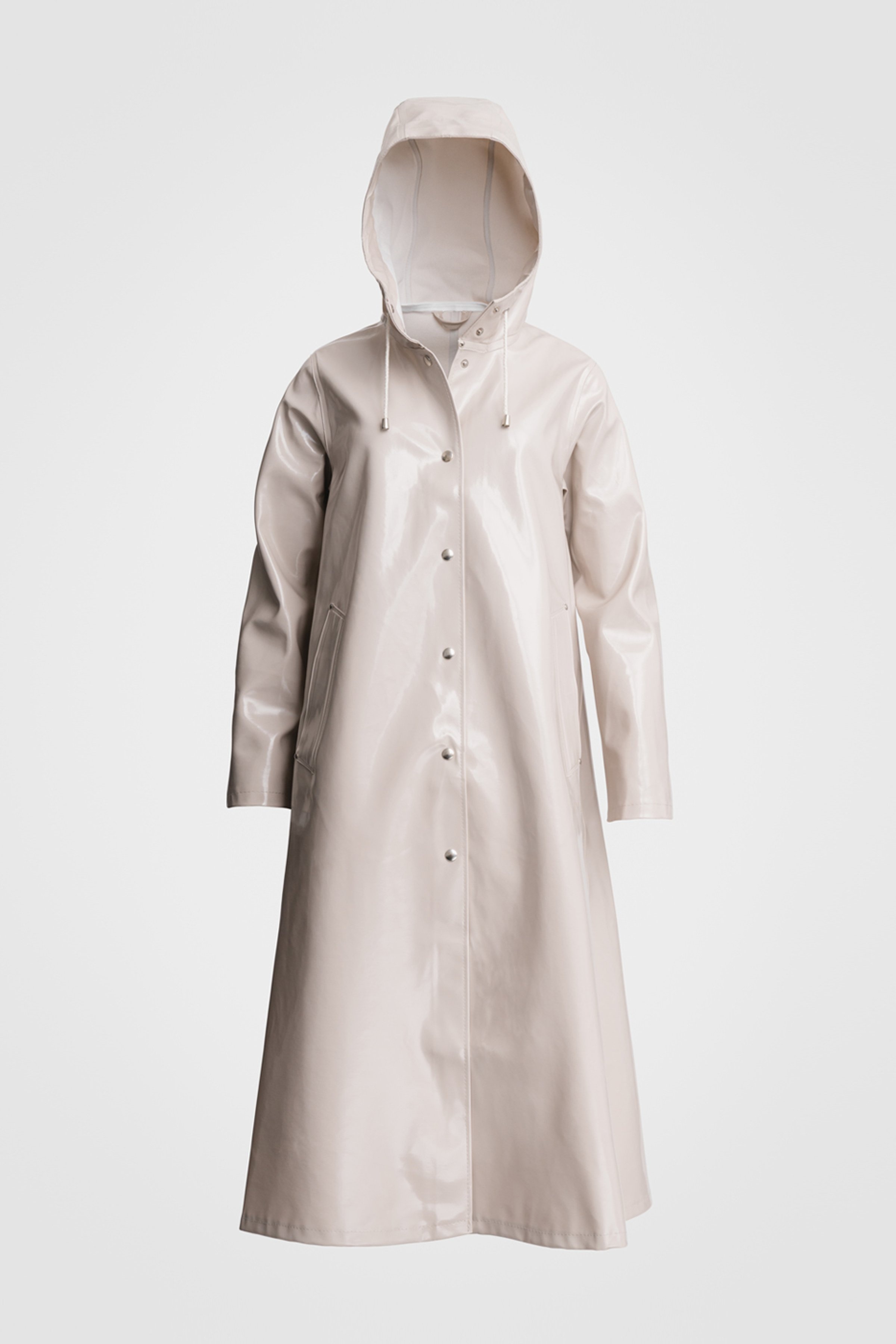 Mosebacke Long Opal Raincoat Light Sand - 2