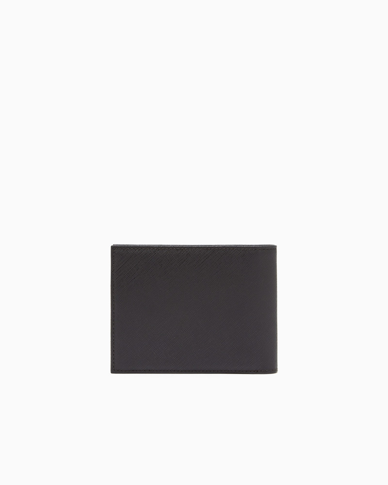 EMPORIO ARMANI ASV REGENERATED SAFFIANO BIFOLD WALLET outlook