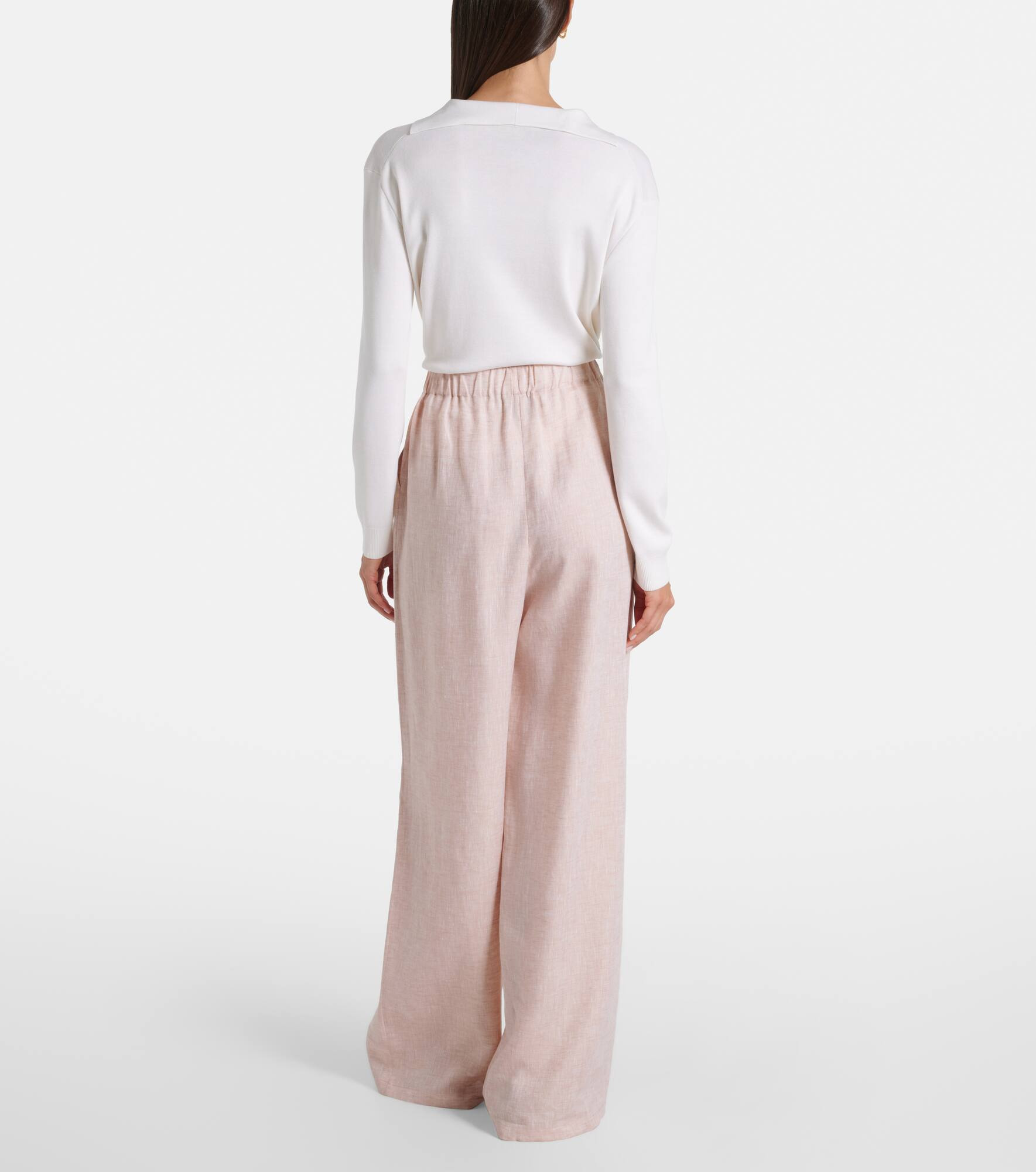 Valerio linen wide-leg pants - 3