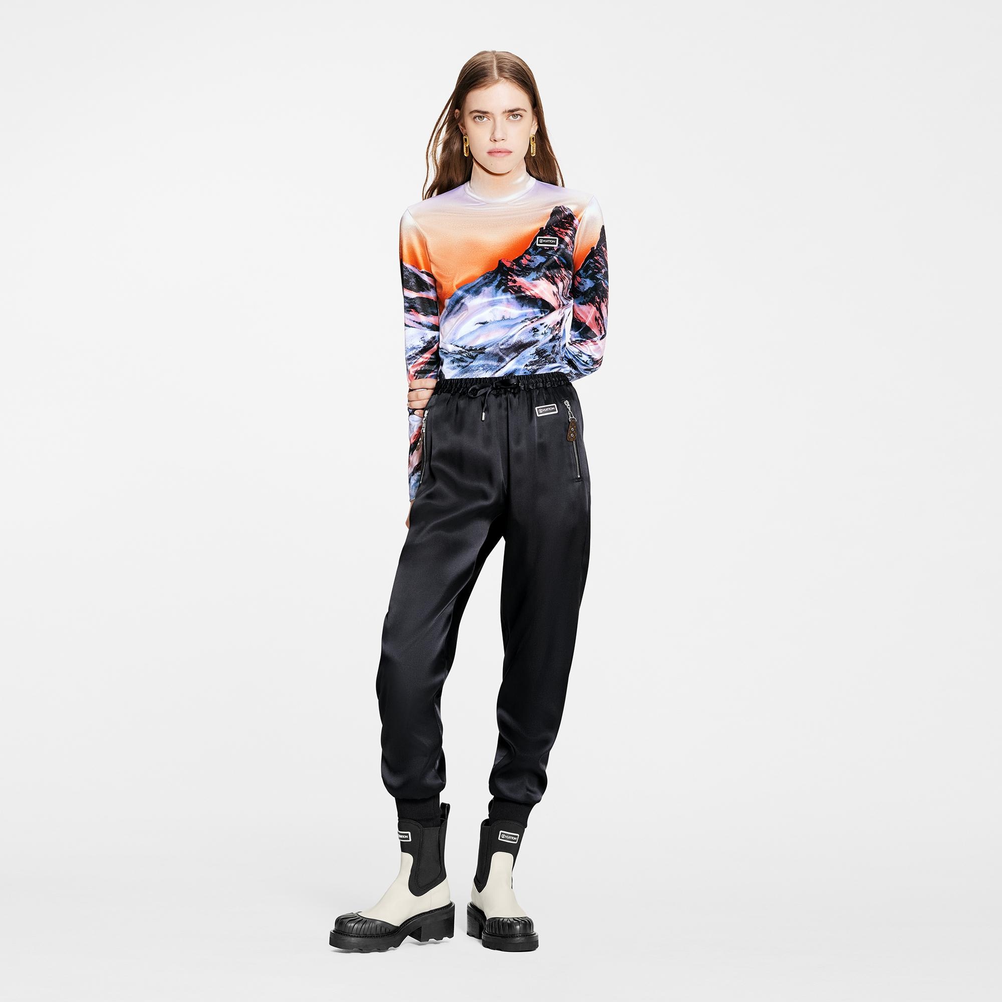Satin Jogging Pants - 2