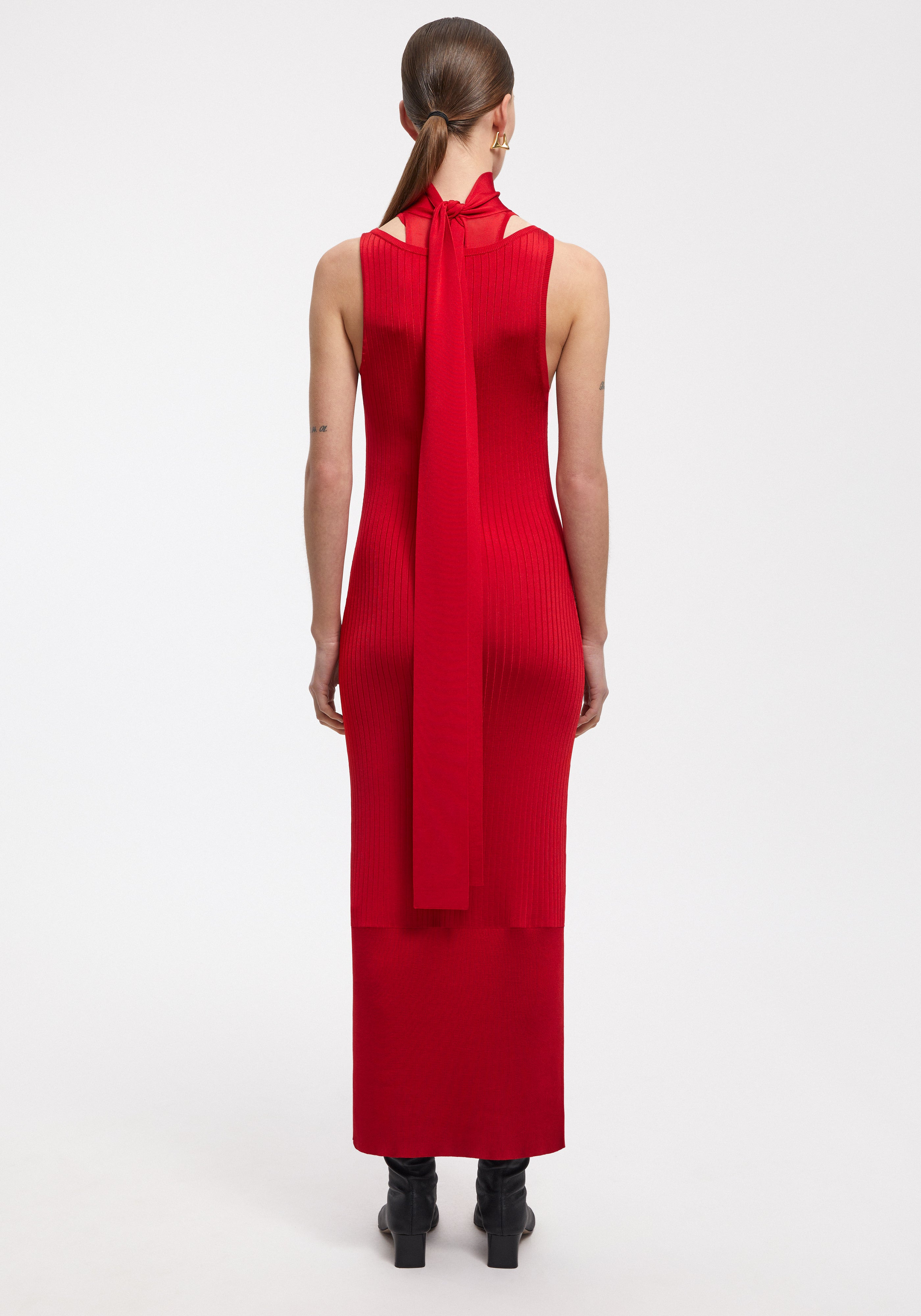 CAY
Scarf-detail maxi dress - 2
