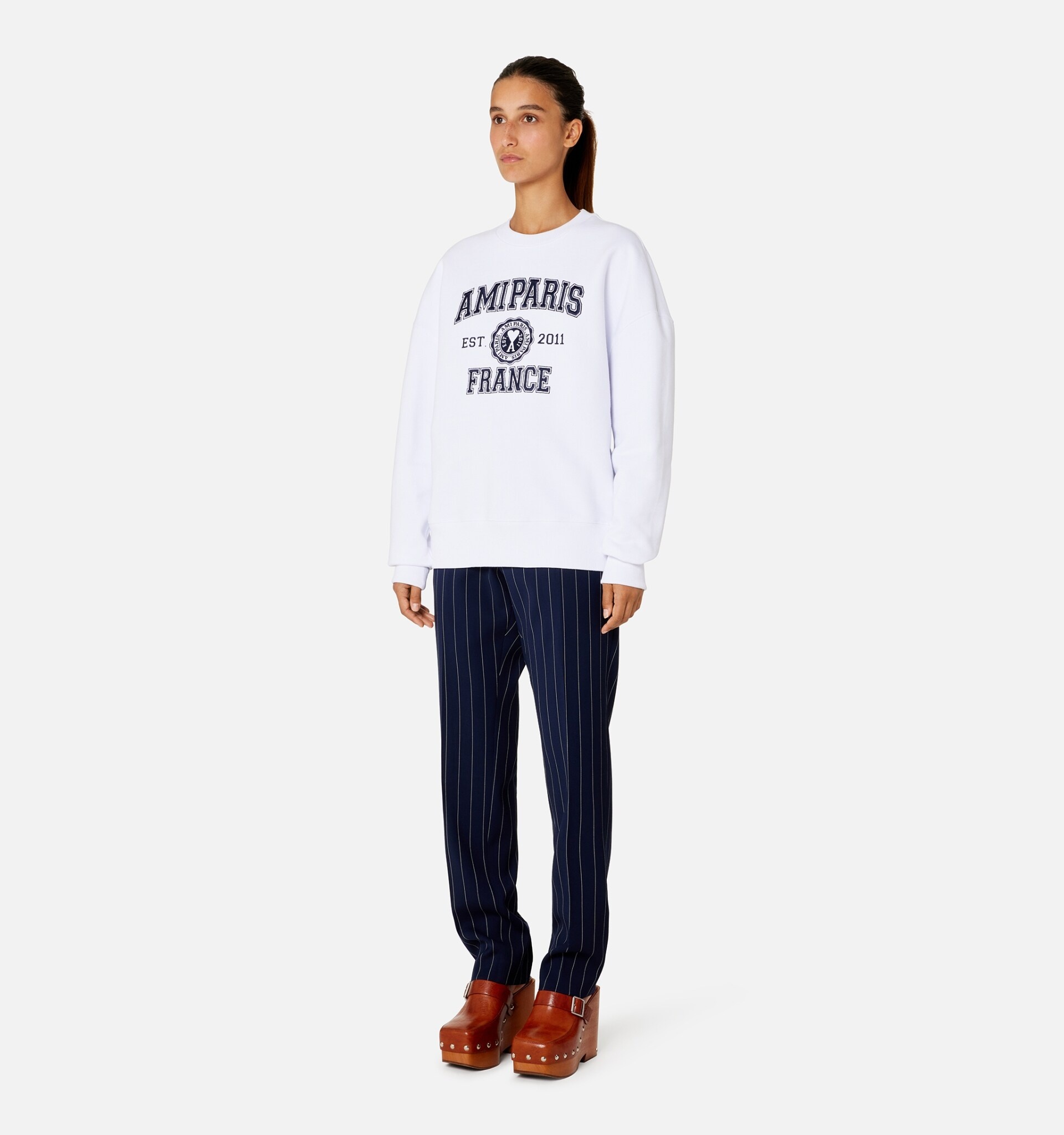 Ami Paris France Crewneck Sweatshirt - 4