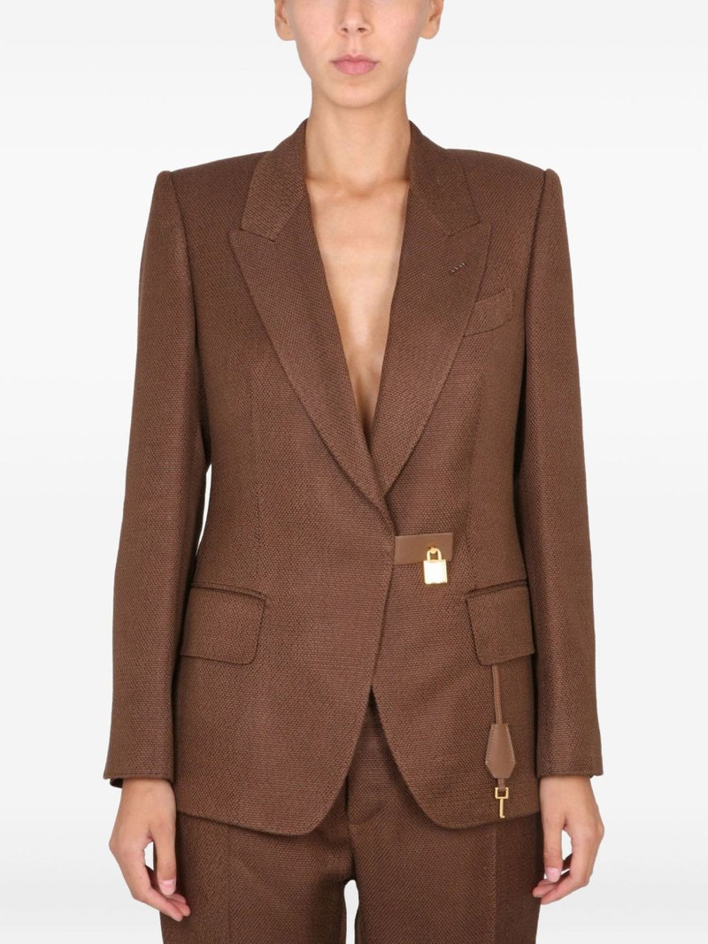 padlock-detail blazer 1