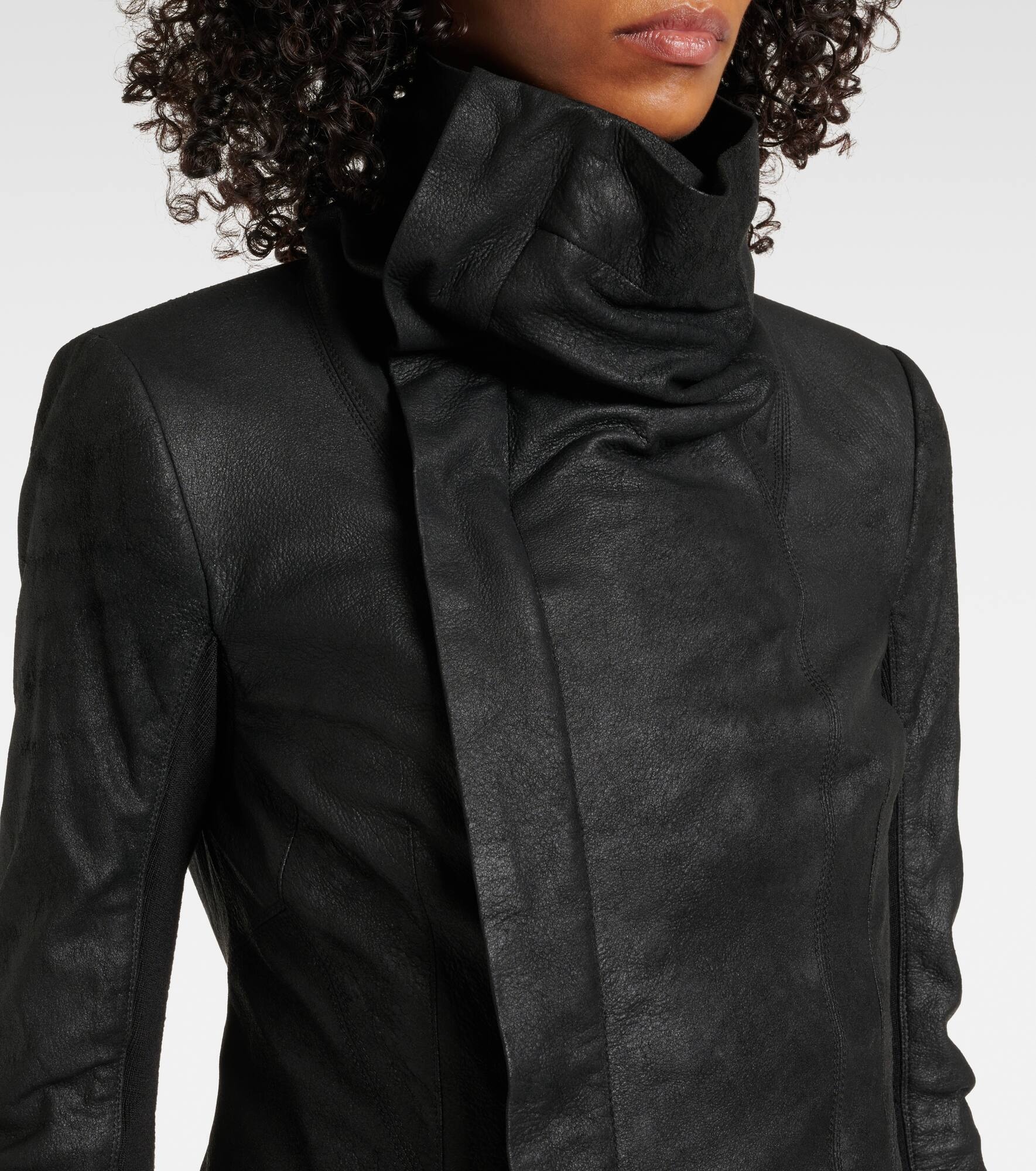 Naska leather biker jacket - 4
