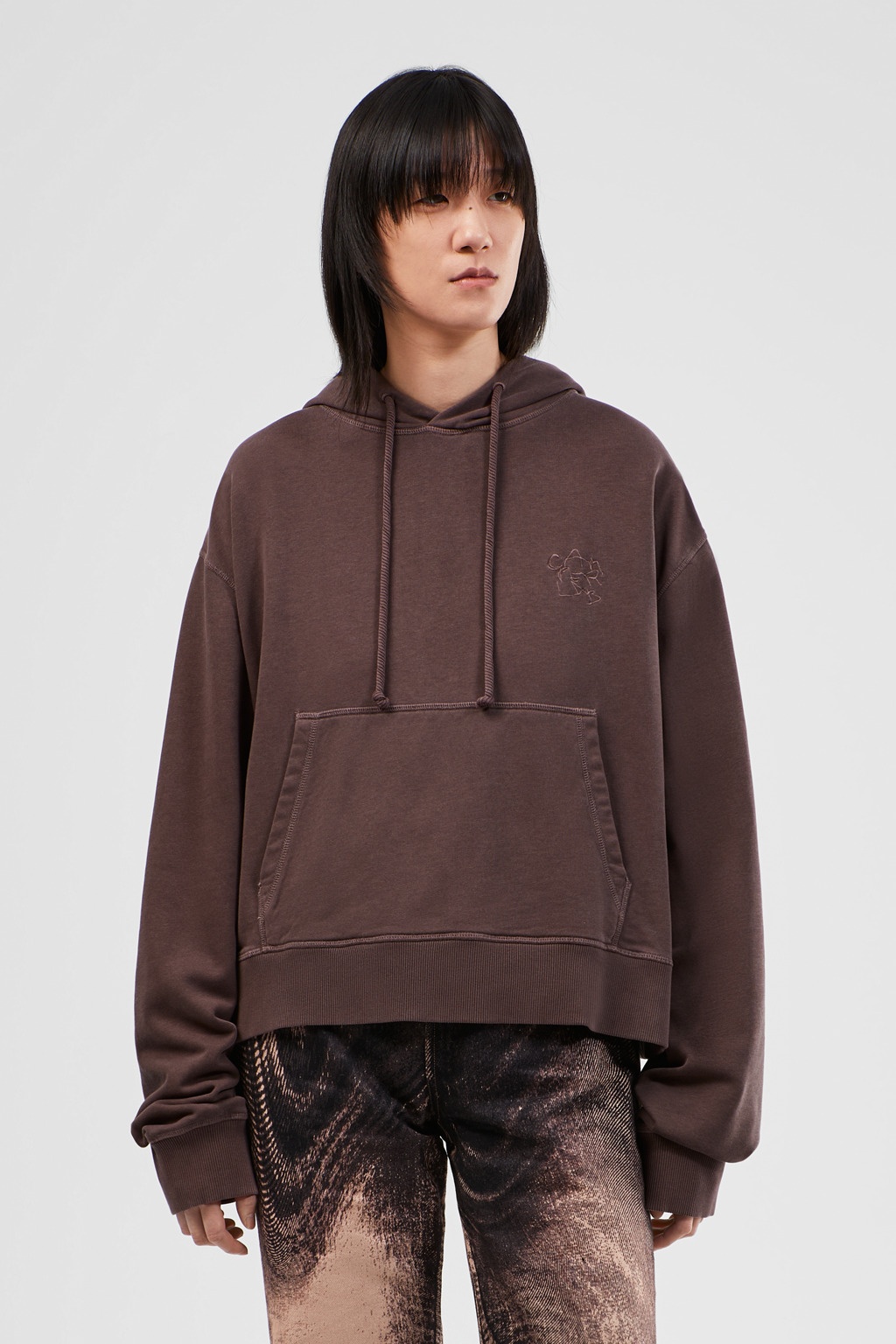 Dusty Brown Organic Cotton Hoodie - 2
