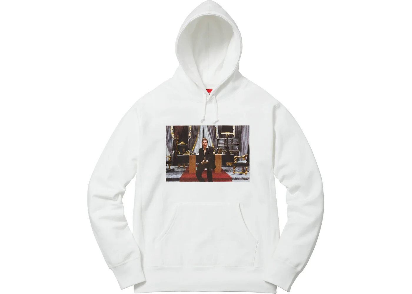 Supreme Scarface Friend Hooded Sweatshirt White - 1