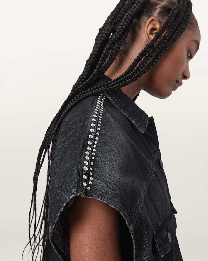 ALBA SLEEVELESS DENIM SHIRT 5