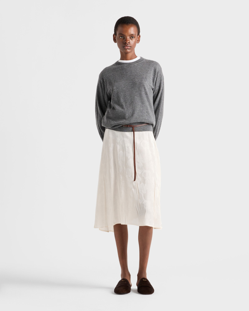 Prada Cashmere crew-neck sweater outlook