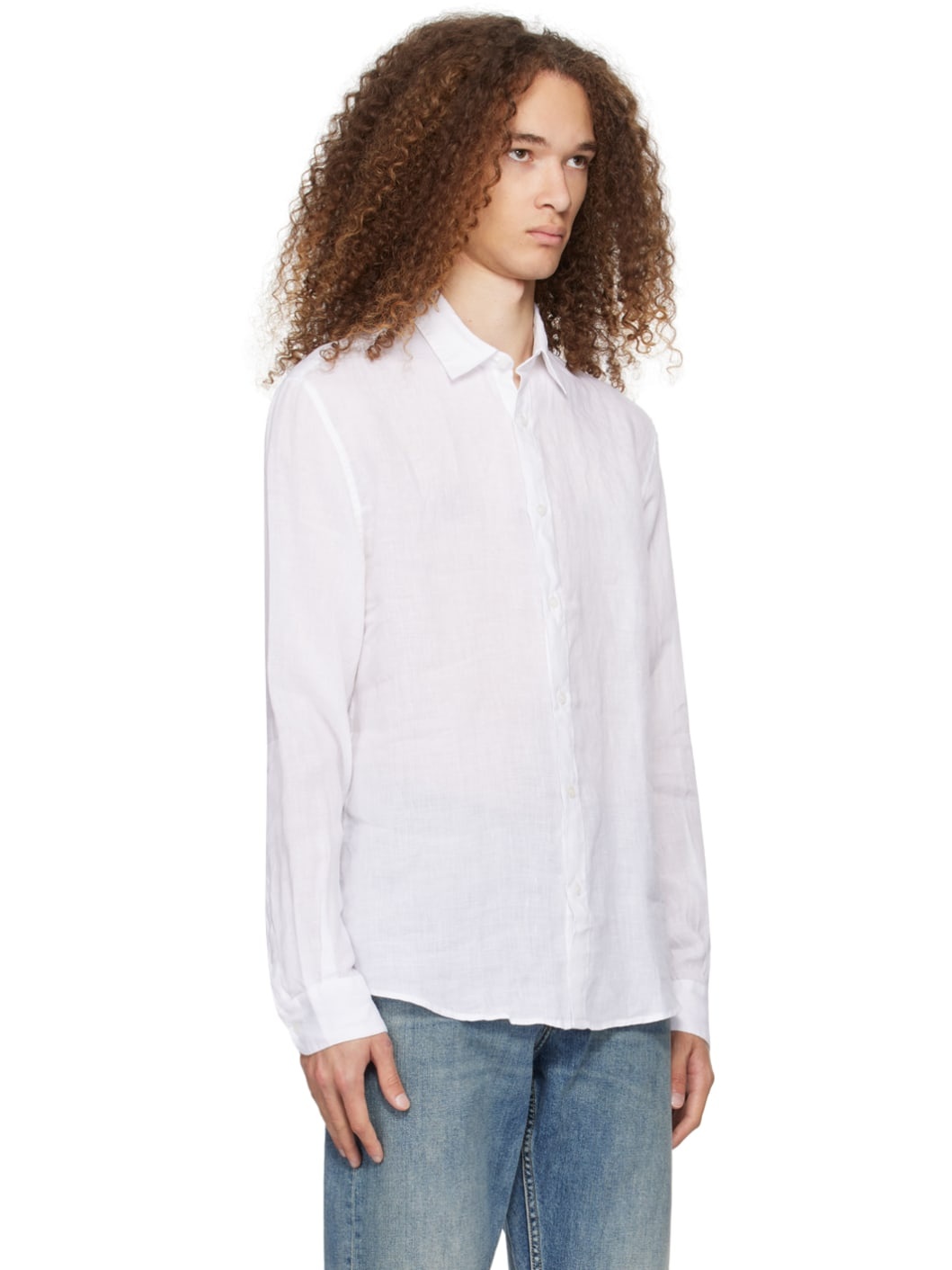 White Lightweight Shirt - 3