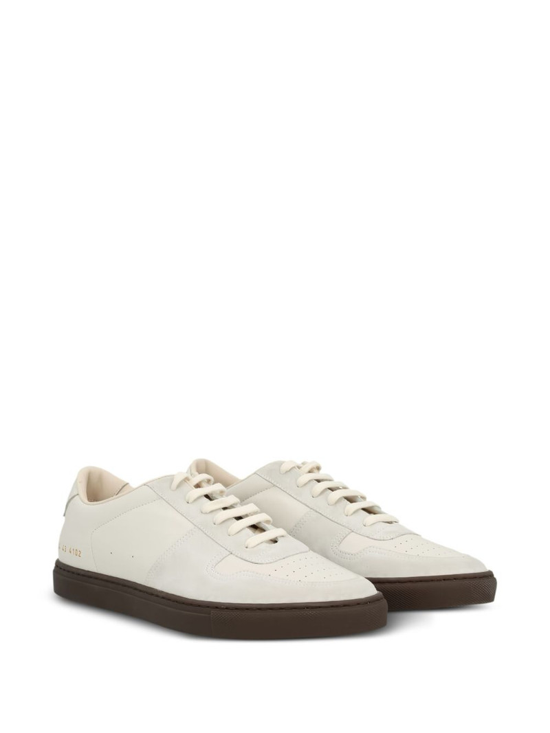 Common Projects suede panels sneakers outlook