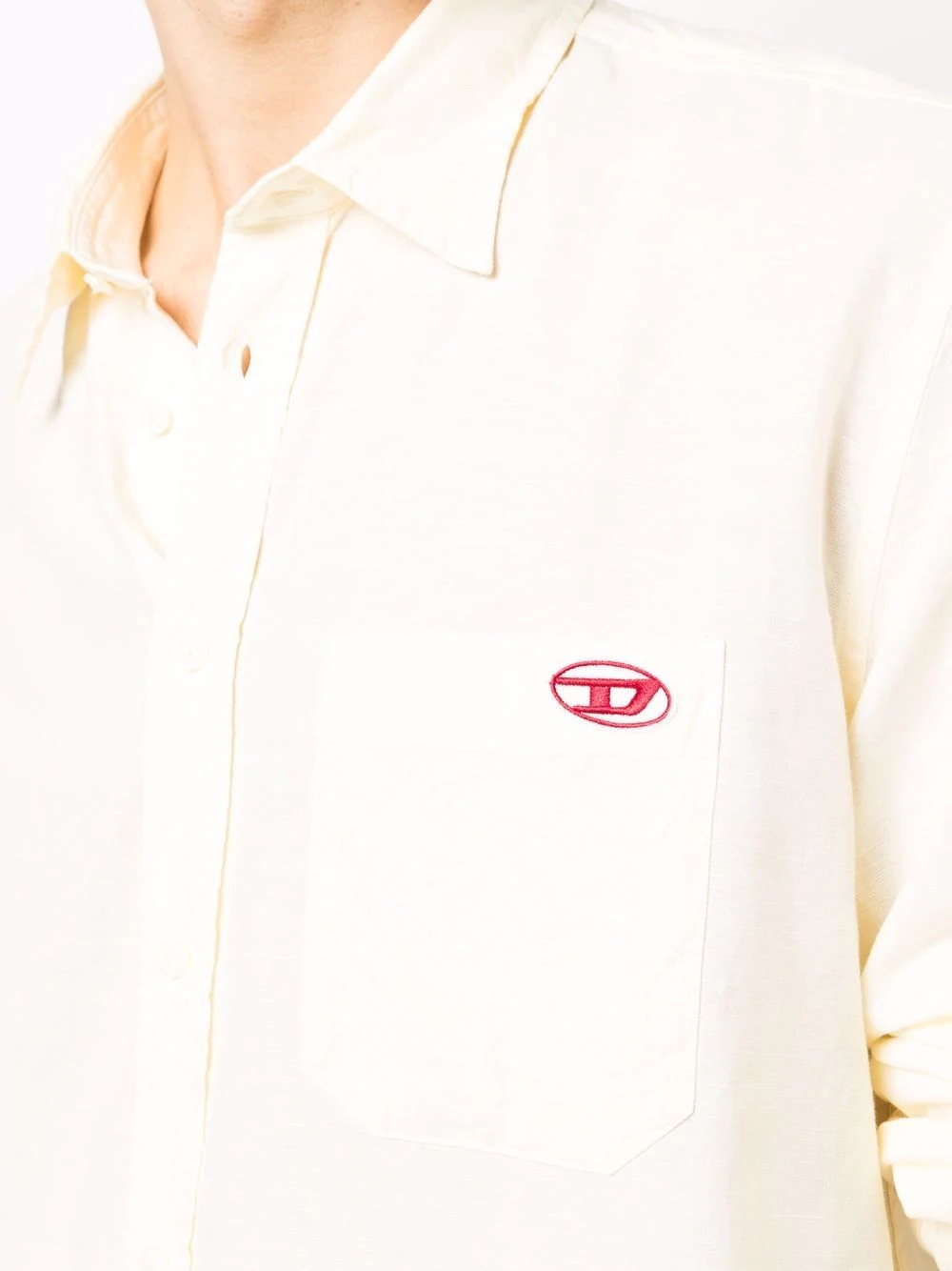 embroidered logo shirt - 5