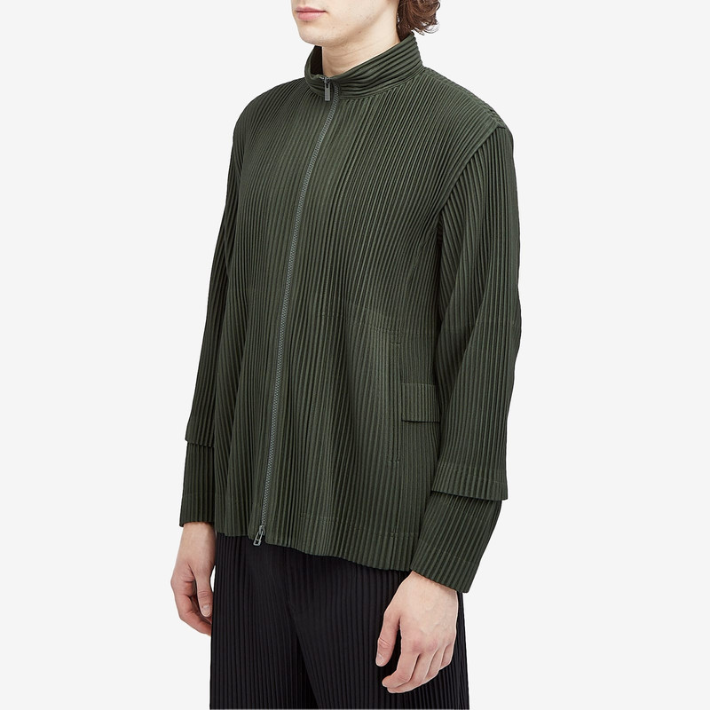 ISSEY MIYAKE Homme Plissé Issey Miyake Pleated Track Jacket outlook