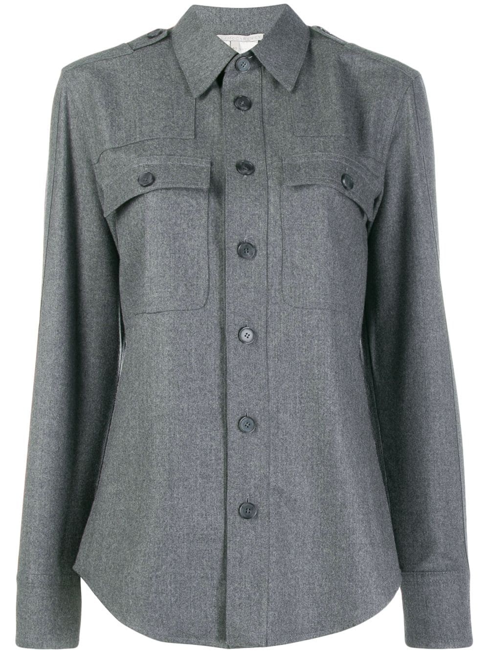 classic wool shirt - 1