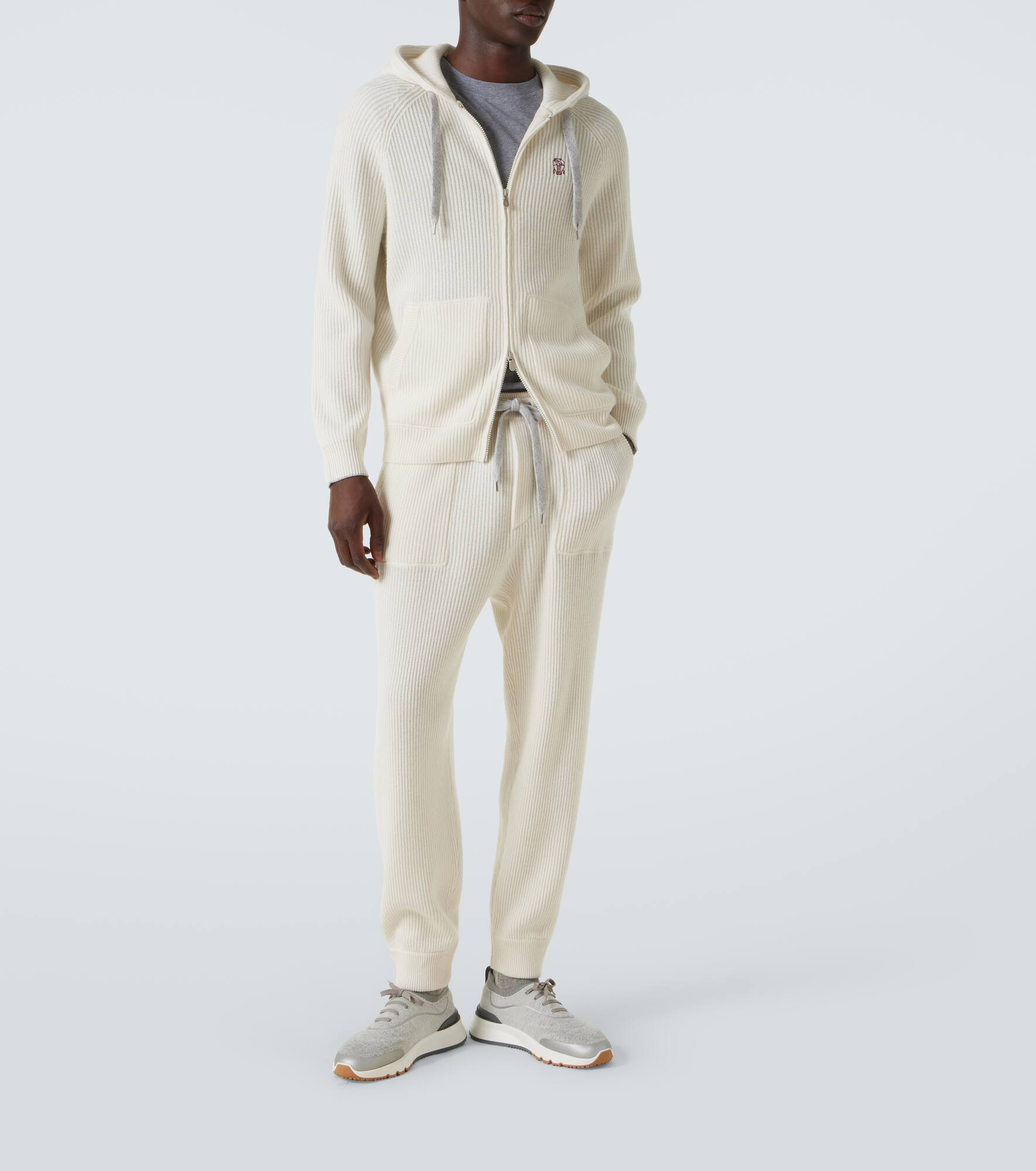 Cashmere-blend sweatpants - 2