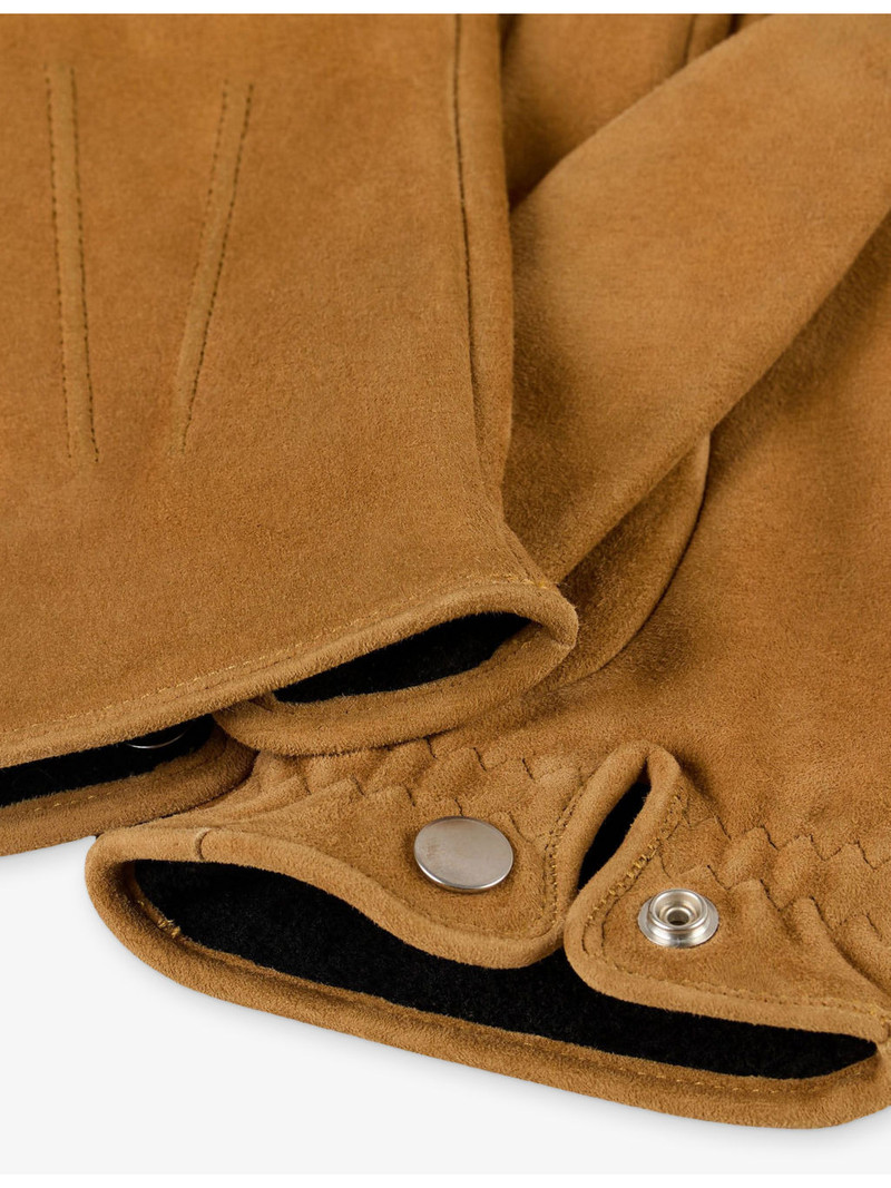 Sandro Stitch-Detail Suede Gloves outlook