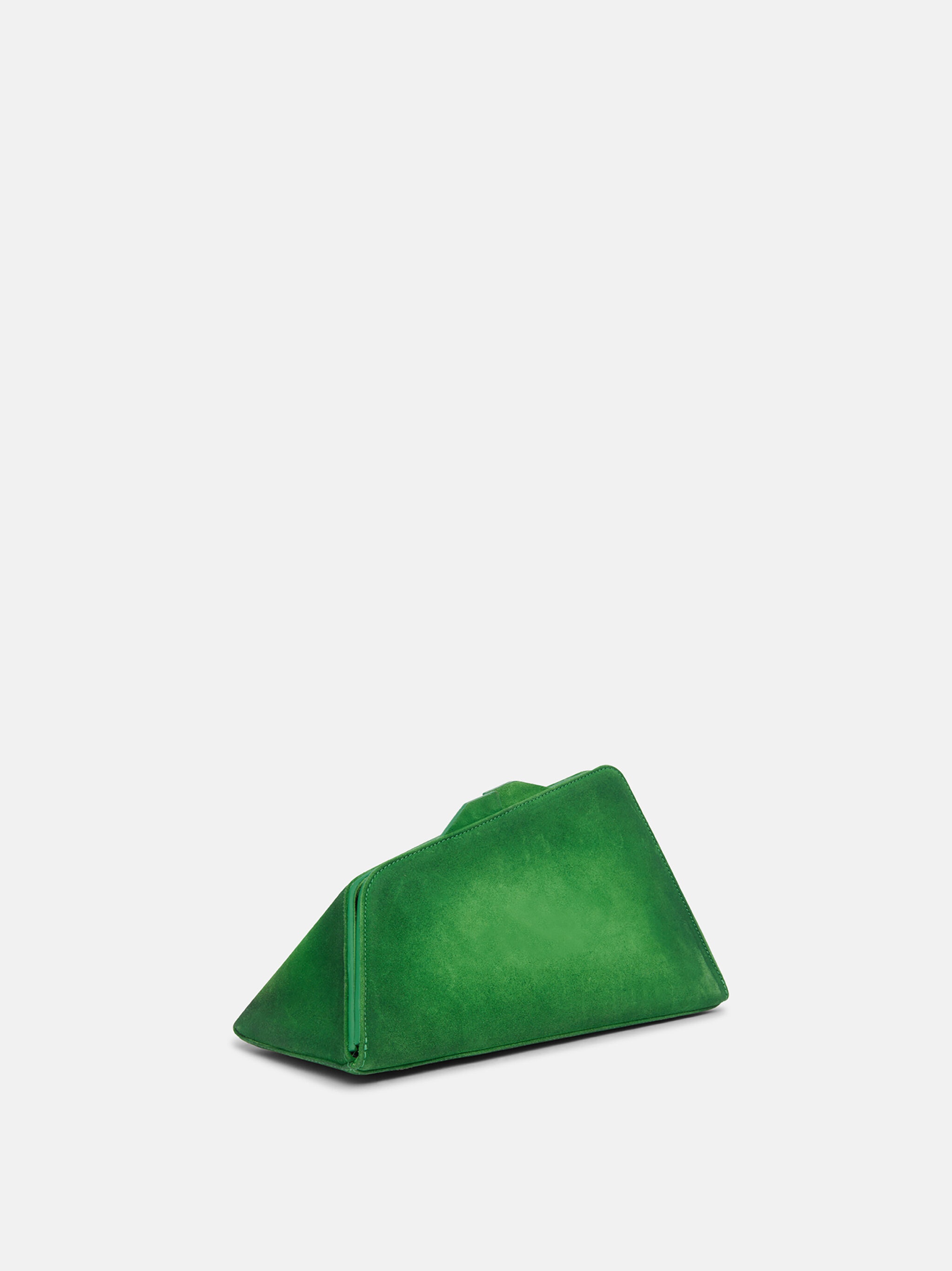 ''8.30PM'' DIRTY GREEN OVERSIZED CLUTCH - 3