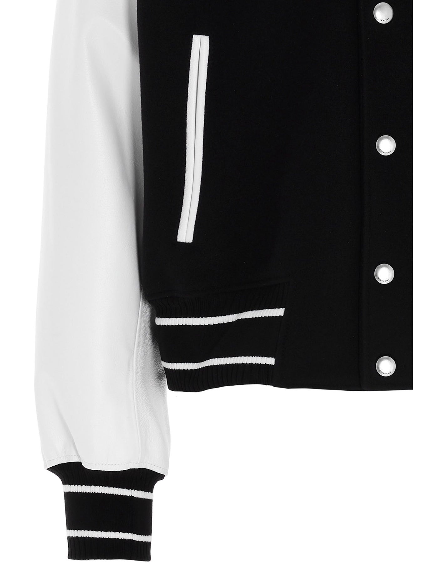 Logo Bomber Jacket. Coats, Trench Coats White/Black - 4