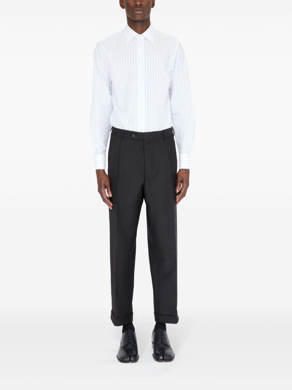 four-stitch logo tailored trousers - 2