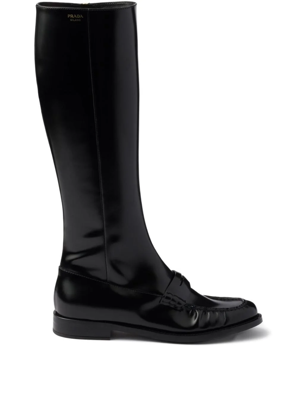 leather zip-fastening boots - 1