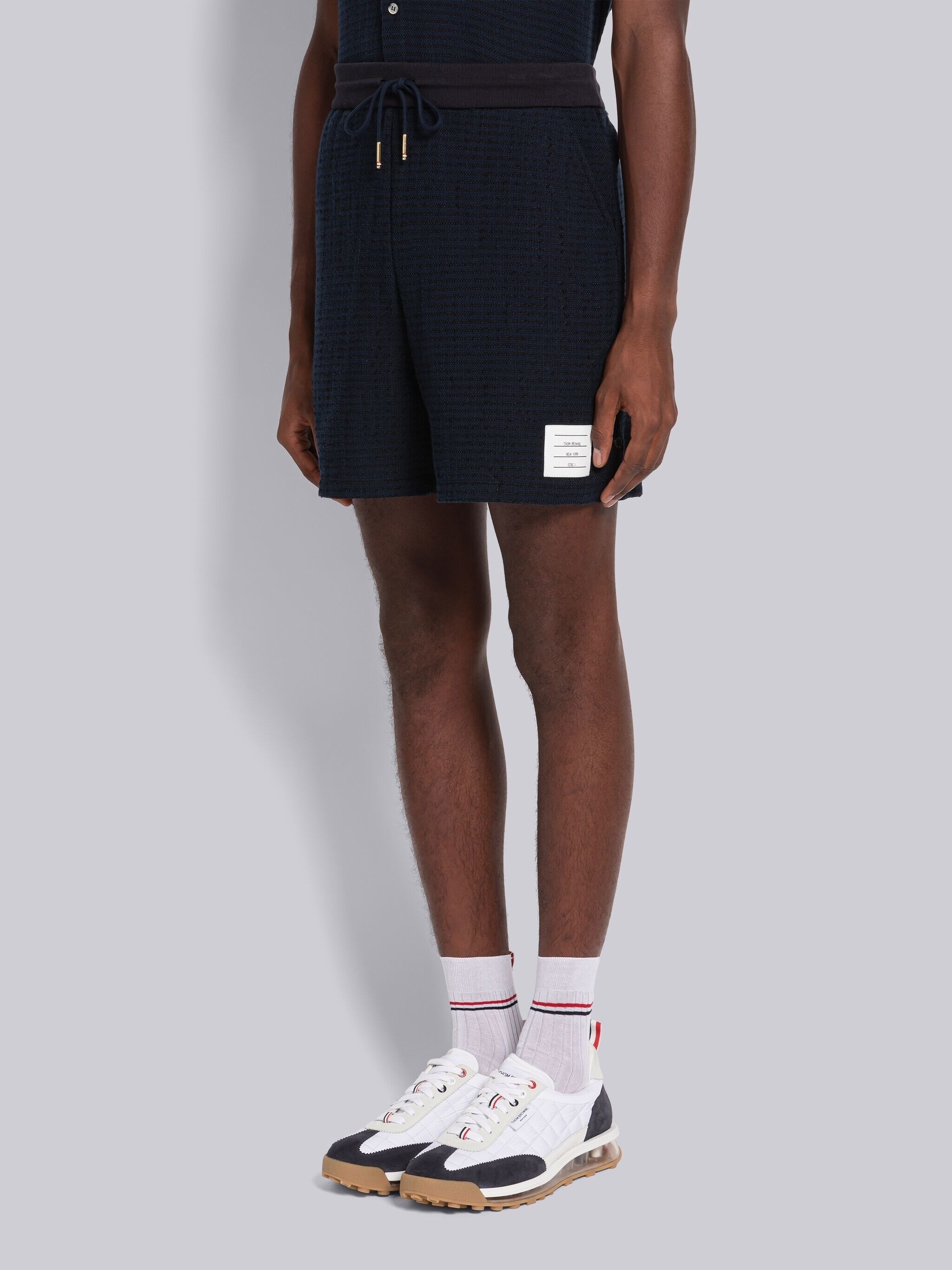 University Stripe Mid Thigh Summer Short - 2