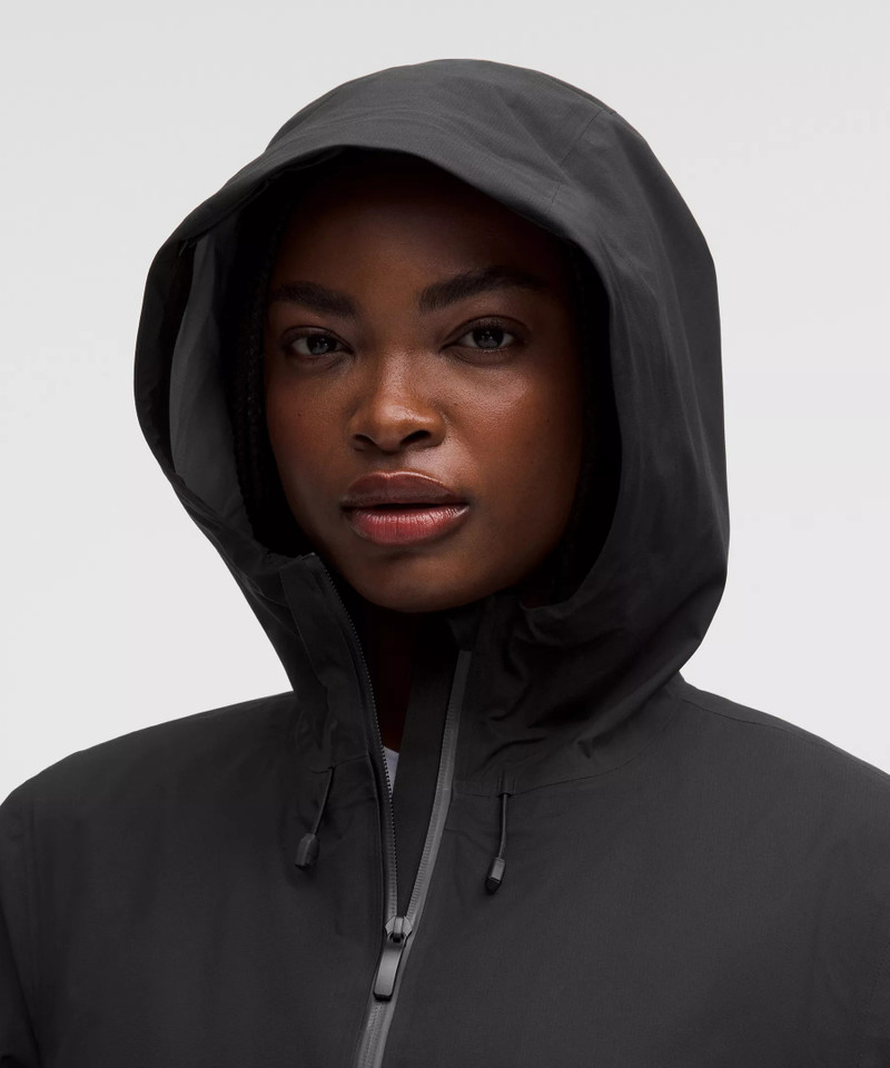 Lightweight Cinch-Waist Rain Coat 3