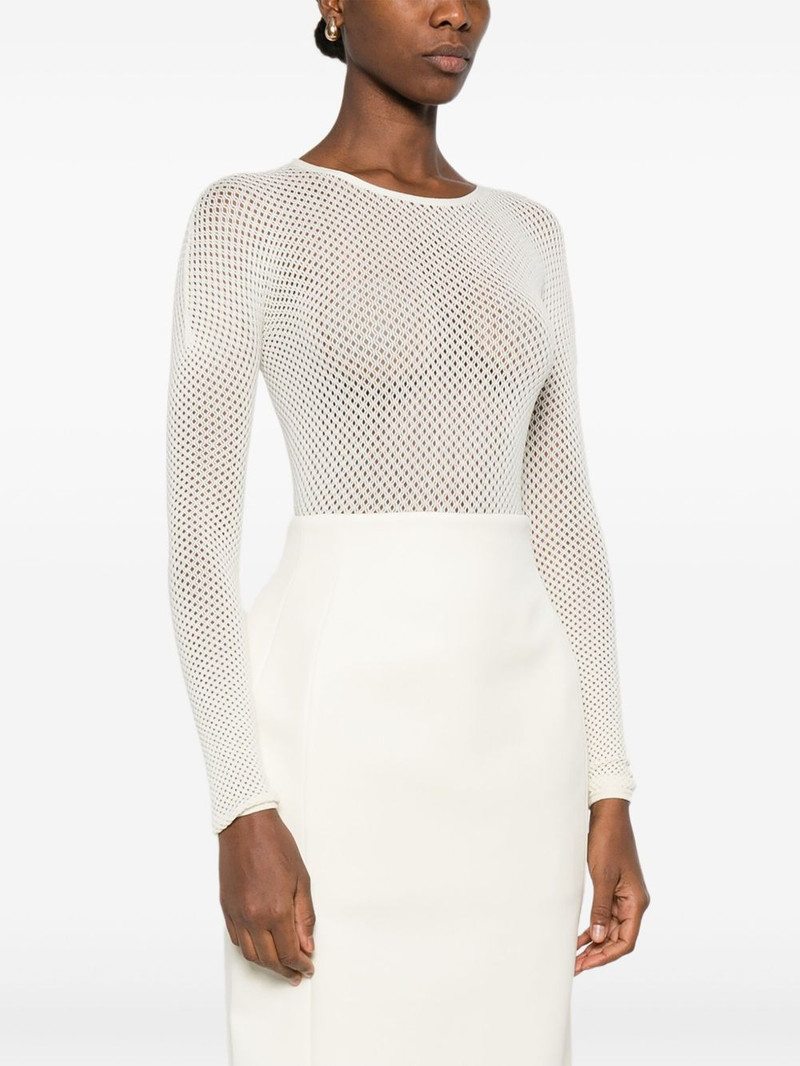 mesh-knit bodysuit 3