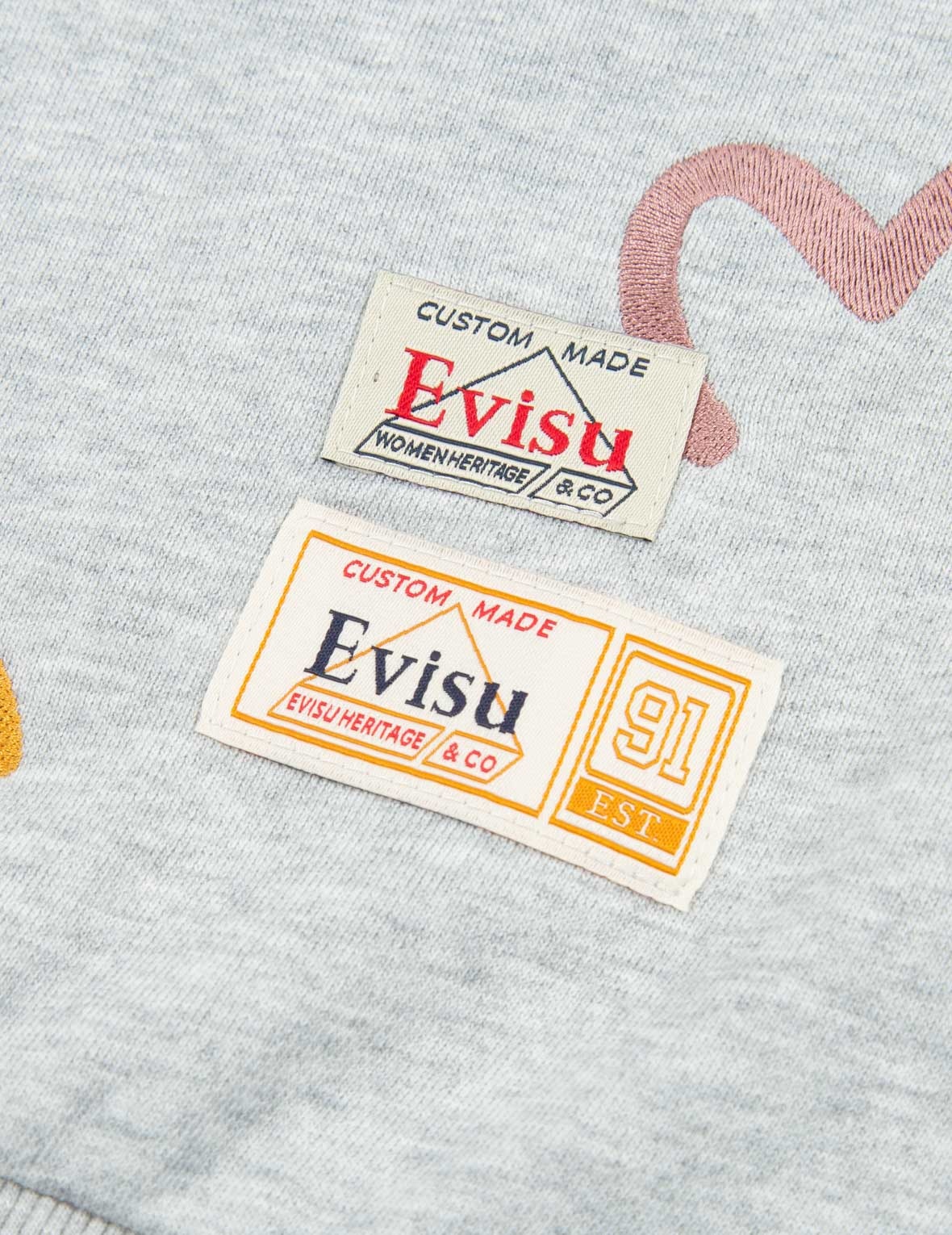 ALLOVER MULTI-COLOR SEAGULL EMBROIDERY SWEATSHIRT - 7