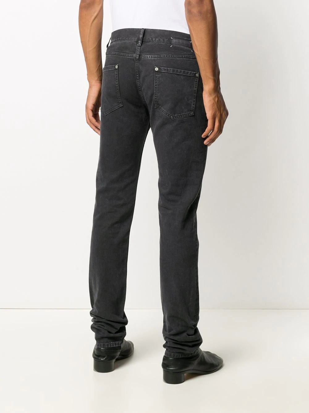 straight leg slim-fit jeans - 4