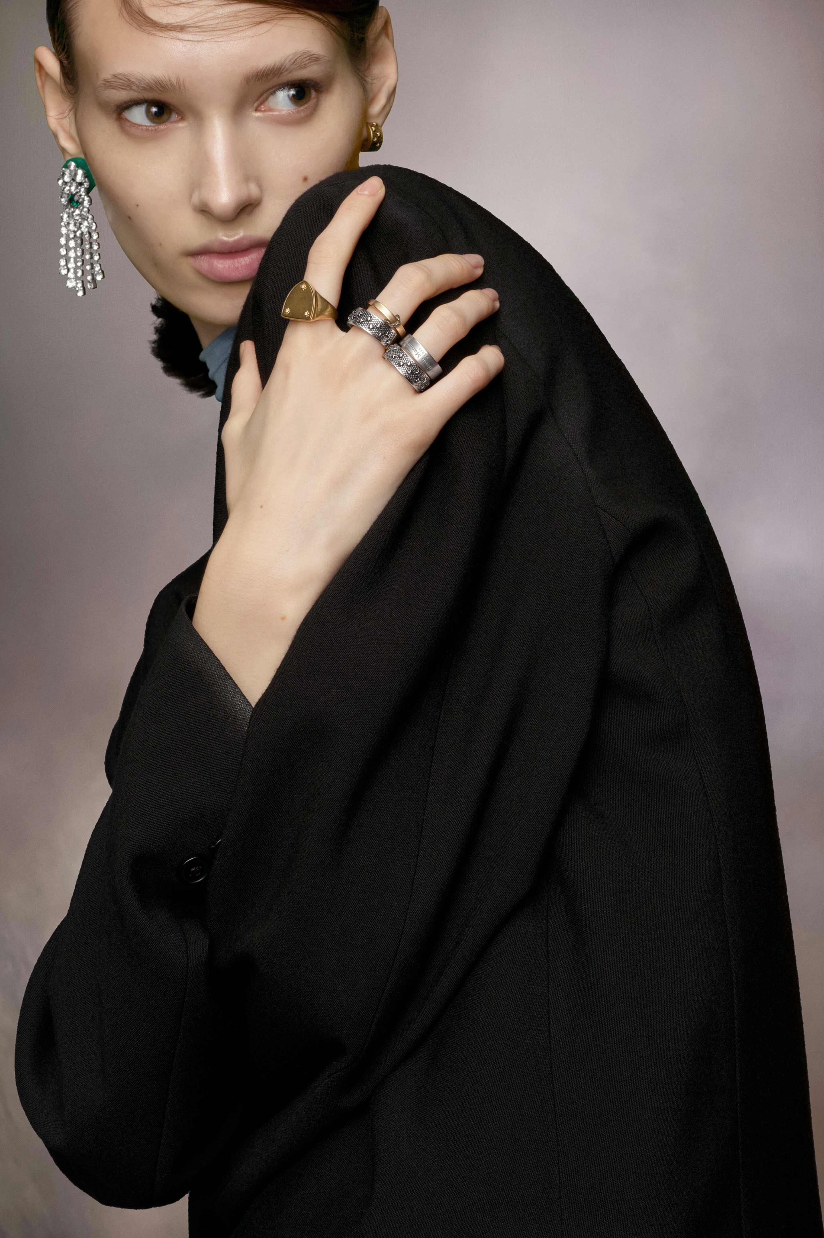 Star double ring - 3