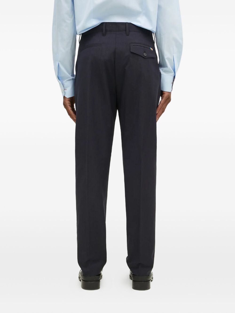 pleated-front trousers - 3